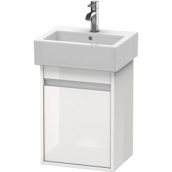 Meuble sous-vasque KETHO 320x400x550mm ouverture gauche blanc brillant