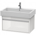 Meuble sous-vasque KETHO 440x750x410mm blanc brillant