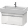 Meuble sous-vasque KETHO 440x750x410mm blanc brillant
