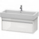 Meuble sous-vasque KETHO 440x950x410mm blanc brillant