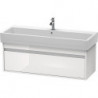 Meuble sous-vasque KETHO 440x1150x410mm blanc brillant