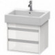 Meuble sous-vasque KETHO 440x550x410mm blanc brillant