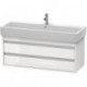 Meuble sous-vasque KETHO 440x1150x410mm blanc brillant