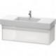 Meuble sous-vasque KETHO 455x1200x410mm blanc brillant