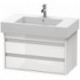 Meuble sous-vasque KETHO 455x800x480mm blanc brillant