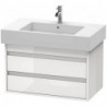 Meuble sous-vasque KETHO 455x800x480mm blanc brillant