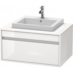 Meuble sous-vasque KETHO 550x800x426mm blanc brillant