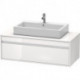 Meuble sous-vasque KETHO 550x1200x426mm blanc brillant