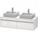 Meuble sous-vasque KETHO 550x1400x426mm blanc brillant