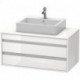 Meuble sous-vasque KETHO 550x1000x496mm blanc brillant
