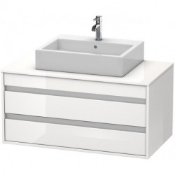Meuble sous-vasque KETHO 550x1000x496mm blanc brillant