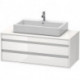 Meuble sous-vasque KETHO 550x1200x496mm blanc brillant