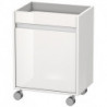 Meuble sur roulettes Duravit KETHO 360x500x670mm ouverture droite blanc brillant