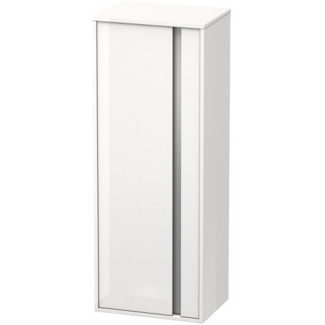 Armoire KETHO 360x500x1320mm ouverture droite blanc brillant
