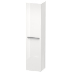 Armoire X-LARGE 358x400x1760mm ouverture droite satin blanc lilas