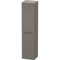 Armoire X-LARGE 358x400x1760mm ouverture droite flanelle gris satin