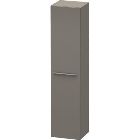 Armoire X-LARGE 358x400x1760mm ouverture droite flanelle gris satin