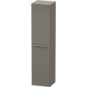 Armoire X-LARGE 358x400x1760mm ouverture droite flanelle gris satin