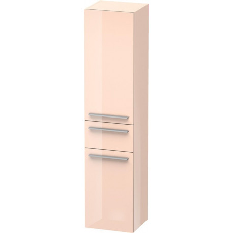 Armoire X-LARGE 358x400x1760mm ouverture gauche perle d'abricot haute brillance