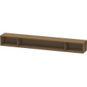 Élément d'étagère Duravit L-CUBE 1000x140x120mm brun olive haute brillance
