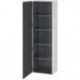 Armoire L-CUBE 500x363x1760mm ouverture droite blanc mat