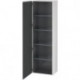 Armoire L-CUBE 500x363x1760mm ouverture gauche blanc brillant