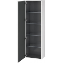 Armoire L-CUBE 500x363x1760mm ouverture gauche blanc brillant