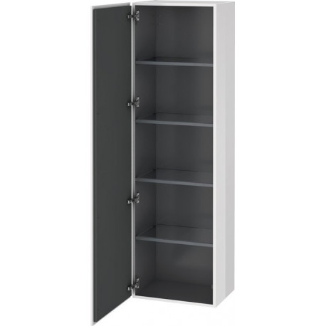 Armoire L-CUBE 500x363x1760mm ouverture gauche blanc brillant