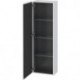 Armoire Duravit L-CUBE 400x243x1320mm ouverture gauche blanc mat