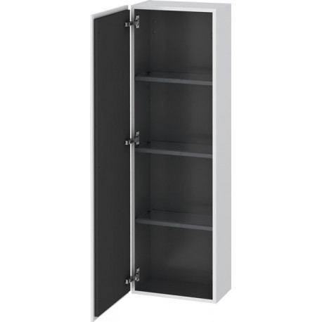 Armoire Duravit L-CUBE 400x243x1320mm ouverture gauche blanc mat