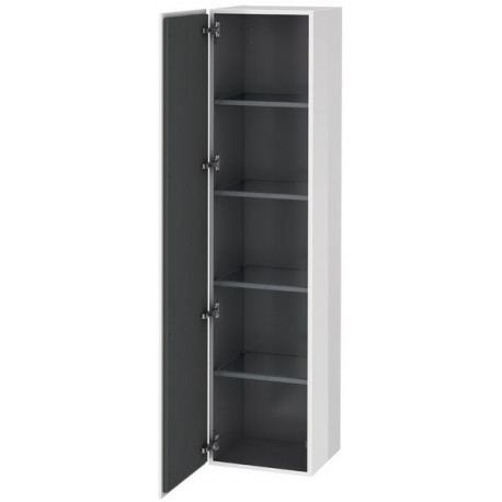 Armoire L-CUBE 400x363x1760mm ouverture gauche blanc brillant lack