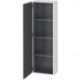 Armoire Duravit L-CUBE 400x243x1320mm ouverture gauche blanc brillant lack