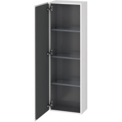 Armoire Duravit L-CUBE 400x243x1320mm ouverture droite blanc mat
