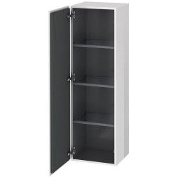 Armoire Duravit L-CUBE 400x363x1320mm ouverture droite blanc brillant