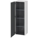 Armoire Duravit L-CUBE 400x363x1320mm ouverture droite blanc brillant lack