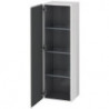 Armoire Duravit L-CUBE 400x363x1320mm ouverture droite blanc brillant lack