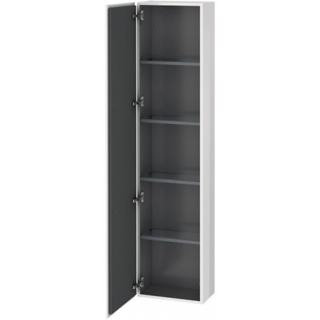 Armoire L-CUBE 400x243x1760mm ouverture gauche blanc mat