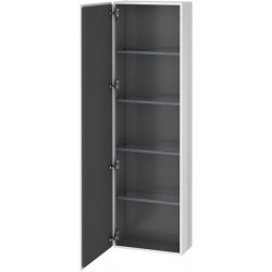 Armoire L-CUBE 500x243x1760mm ouverture droite blanc brillant