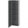 Armoire L-CUBE 500x243x1760mm ouverture droite blanc brillant