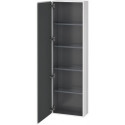 Armoire L-CUBE 500x243x1760mm ouverture droite blanc brillant lack