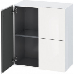 Armoire Duravit L-CUBE 700x363x800mm blanc brillant