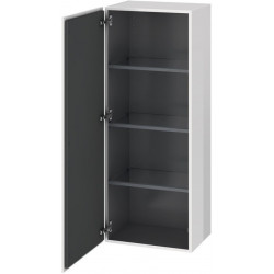 Armoire Duravit L-CUBE 500x363x1320mm ouverture gauche blanc mat