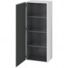 Armoire Duravit L-CUBE 500x363x1320mm ouverture gauche blanc brillant