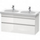Meuble sous-vasque DURASTYLE 453x1150x610mm blanc brillant