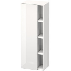 Armoire DURASTYLE 360x500x1400mm ouverture droite blanc brillant/basalt mat