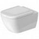 WC suspendu HAPPY D.2 RIMLESS ti 365x540mm Glaçage hygiénique blanc