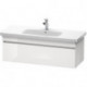Meuble sous-vasque DURASTYLE 448x1130x398mm taupe/blanc mat