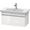 Meuble sous-vasque DURASTYLE 730x350mm taupe/blanc mat