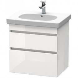 Meuble sous-vasque DURASTYLE 453x600x610mm taupe/blanc mat