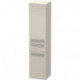 Armoire X-LARGE 358x400x1760mm ouverture gauche taupe